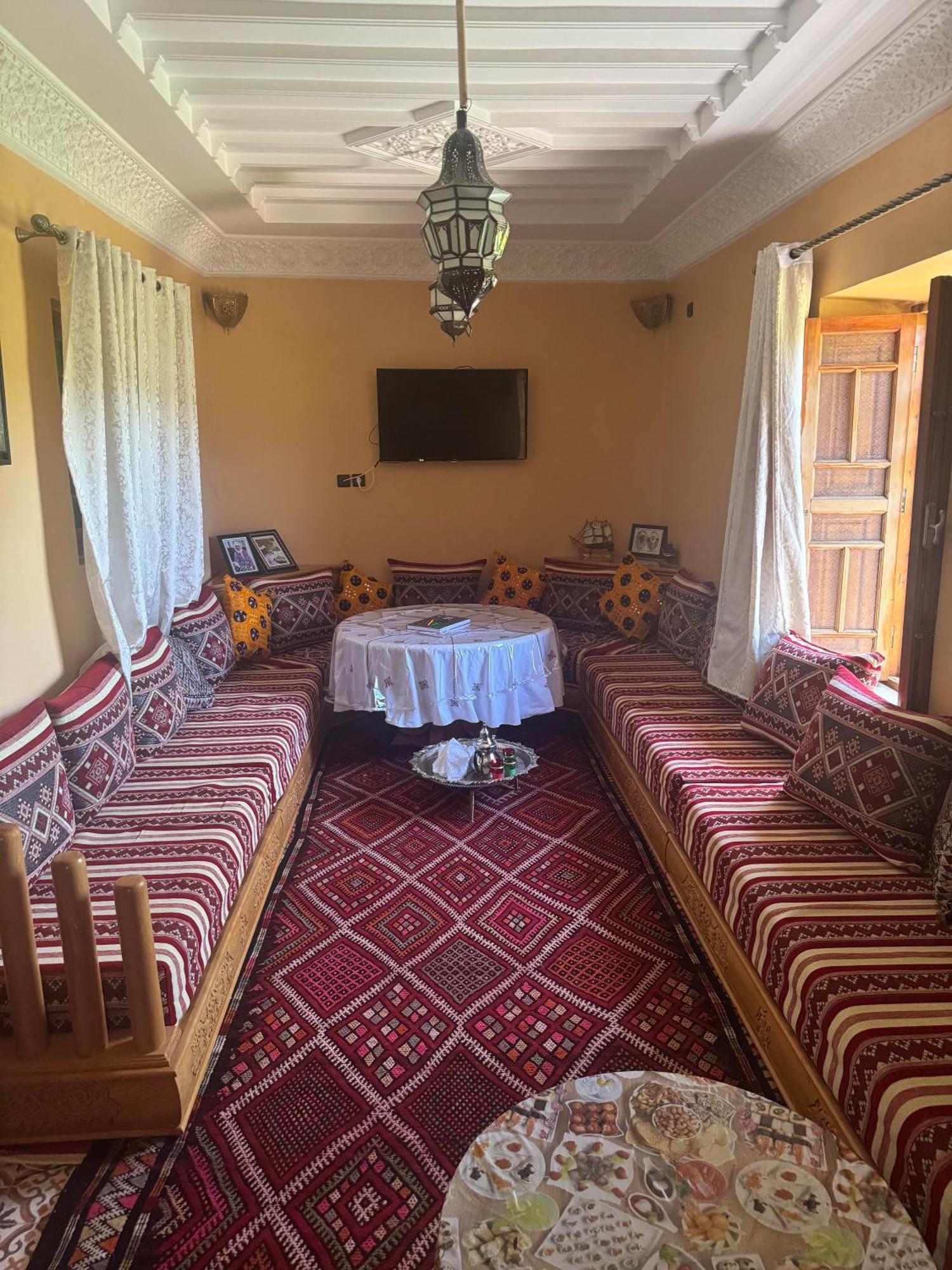 Gite Marbie Maison Rurale, Une Experience Naturelle Unique, Au Coeur Du Moyen Atlas, Maroc Kasba Tibouda Esterno foto